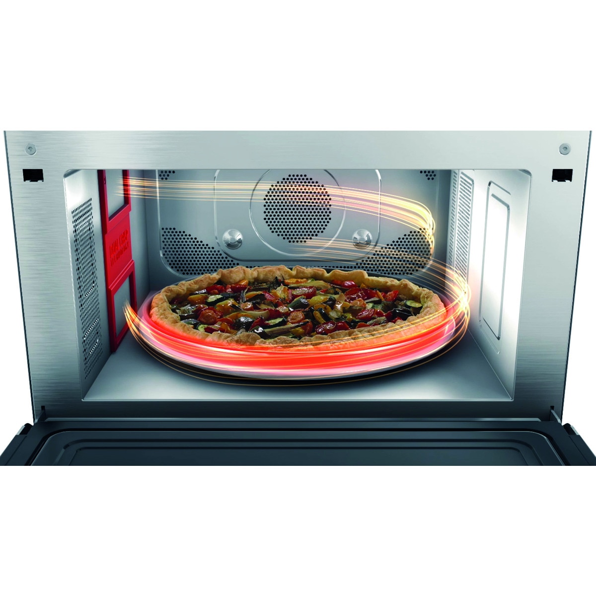 Microondas convección Whirlpool 33 litros y con grill - MWSC 9133 SX Inox-6