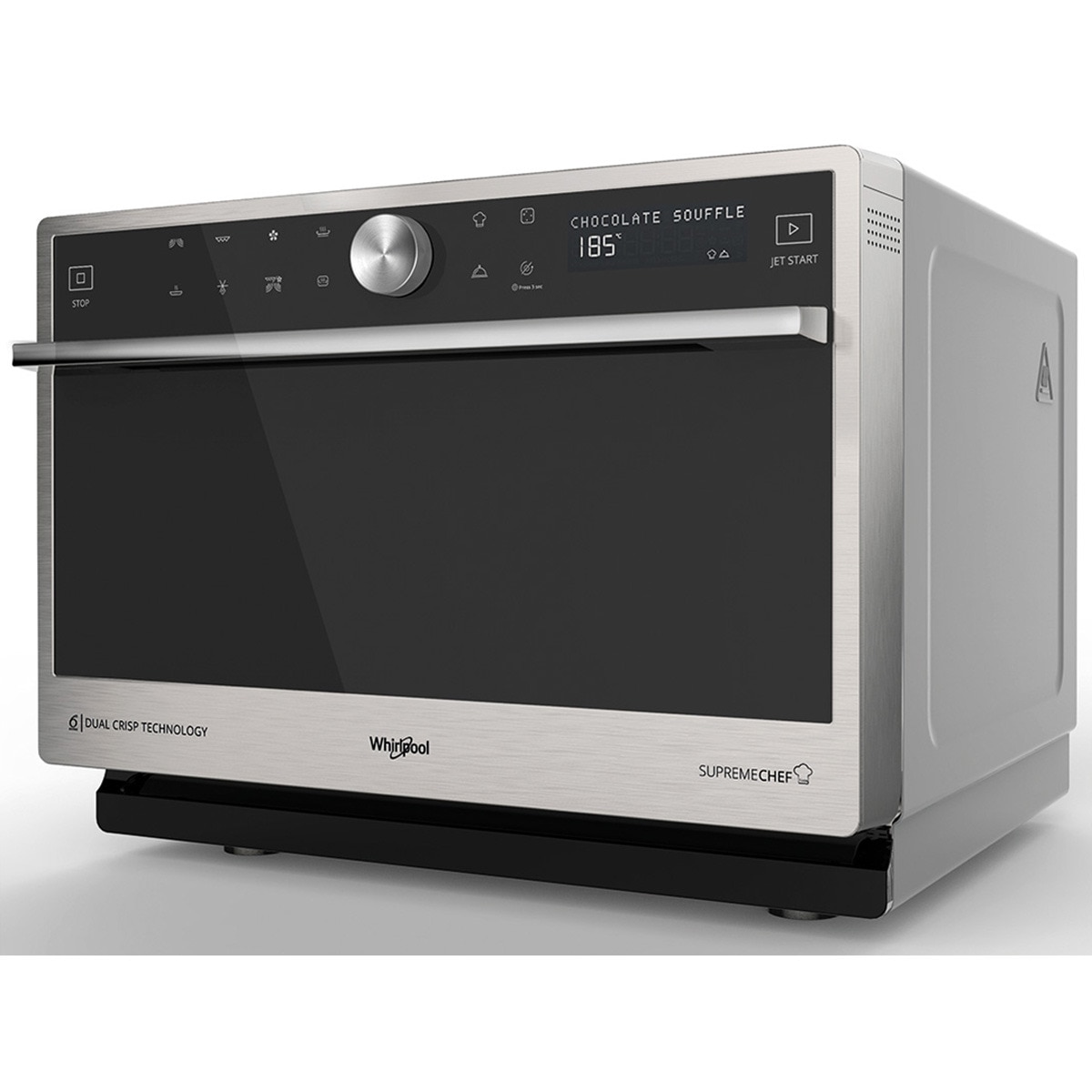 Microondas convección Whirlpool 33 litros y con grill - MWSC 9133 SX Inox-2