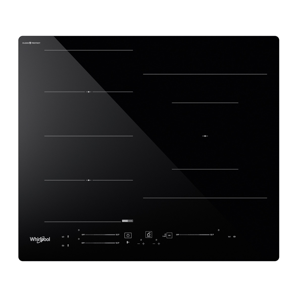 Imagen 0 de Placa de inducción Whirlpool con 3 zonas de cocción - WF S9860 CPNE
