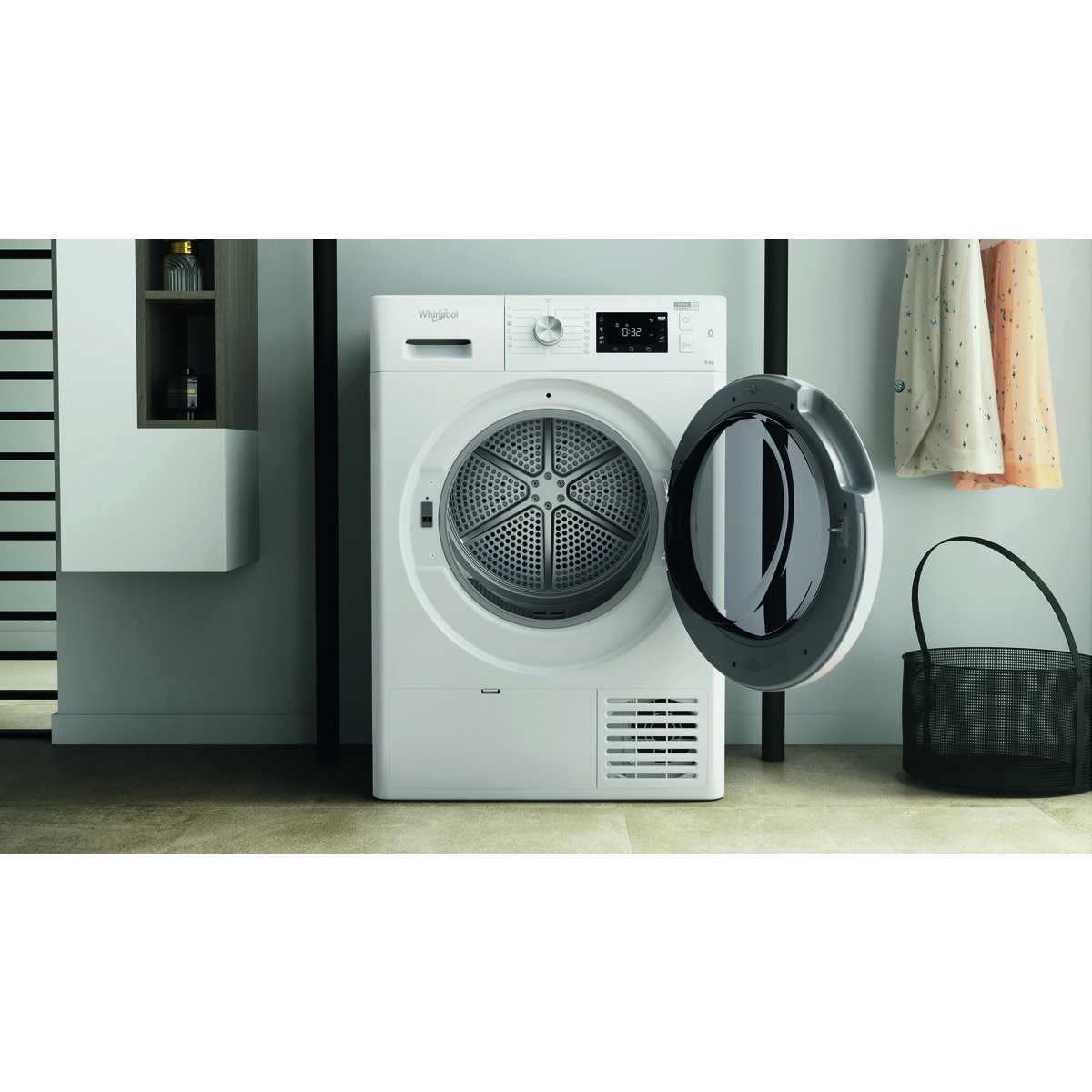 Secadora Whirlpool 9 kg Condensación, Bomba de calor - FFTN M22 9X2 EU Blanco-7