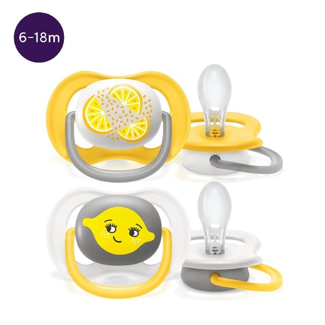 Imagem 0 de Chupetas Ultra Air collection FRUIT neutro 6-18 meses (2 unid.)