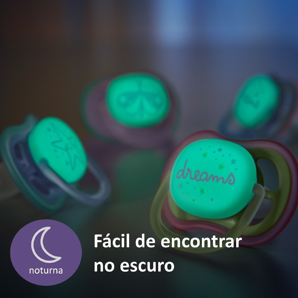 Chupeta Ultra Air Noturno 0-6 Meses - 2 Un. Rosa-3