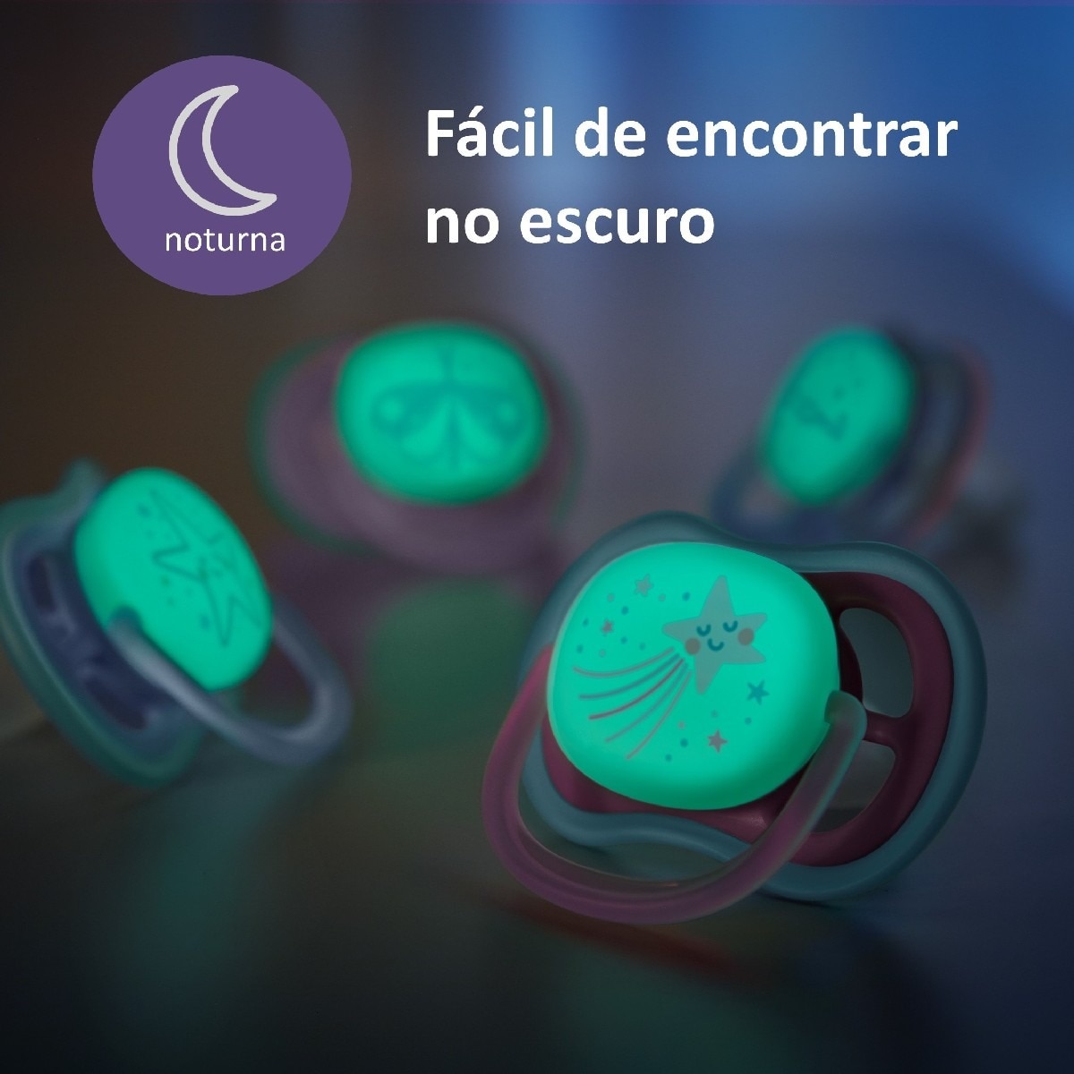Chupeta Ultra Air Noturno 6-18 Meses - 2 Un. Rosa-2