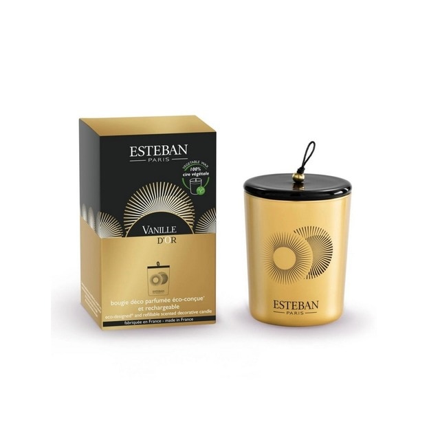 Imagem 0 de Vela Perfumada Decorativa Recarregável Vanille d'Or - 180g