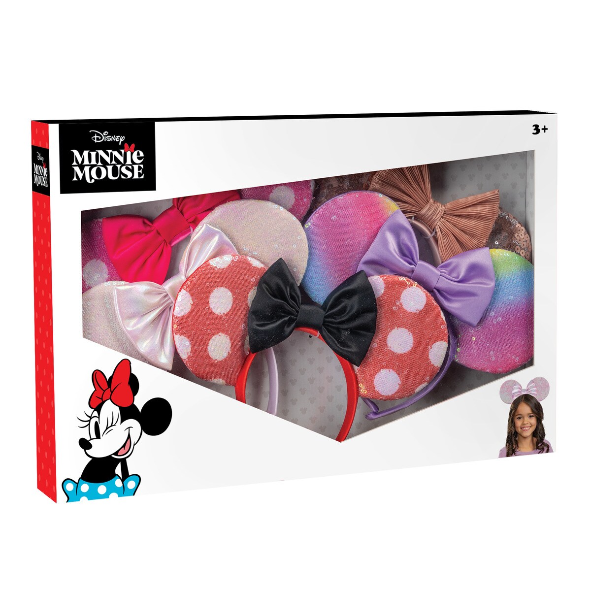 Pack Oficial de 5 Bandoletes de Orelhas Minnie 2