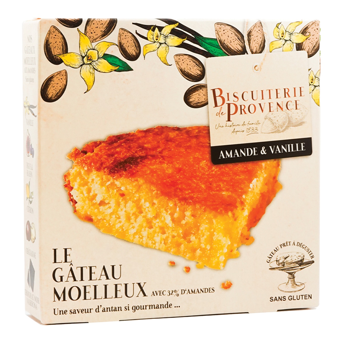 Tarta de almendra y vainilla Biscuiterie de Provence 1