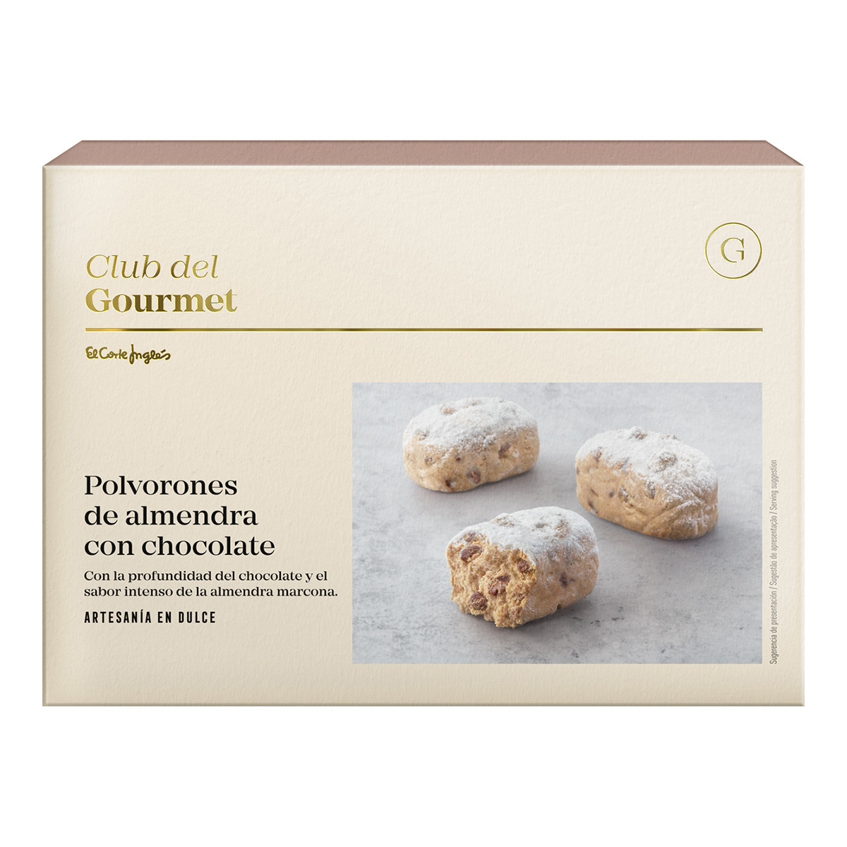 Polvorones de almendra con chocolate Club del Gourmet 1