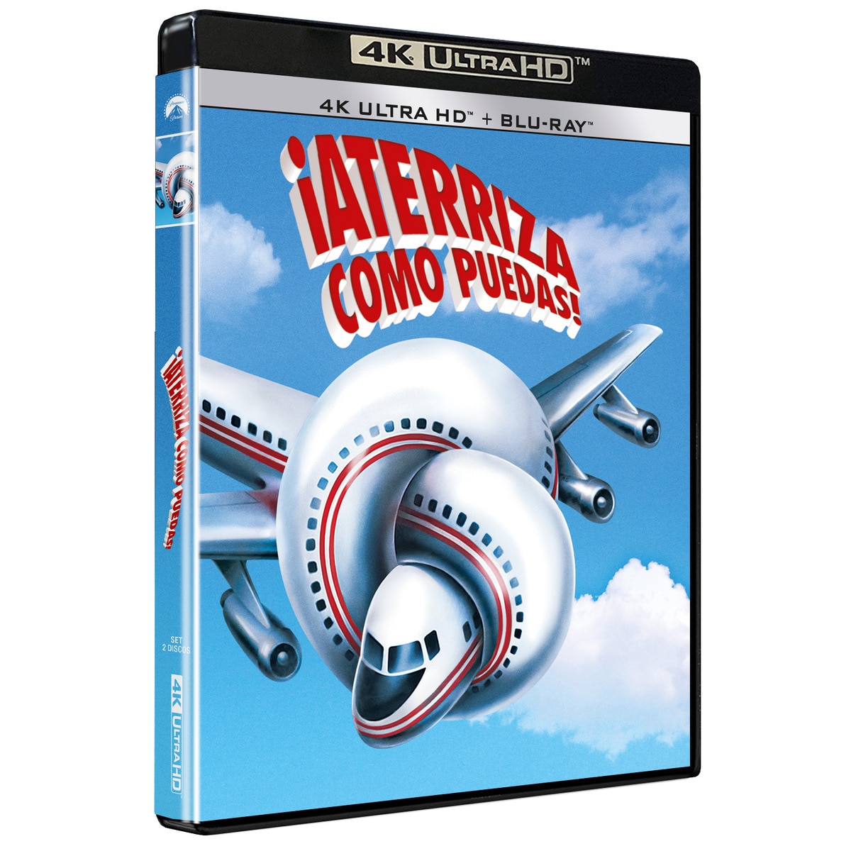 Aterriza como puedas (Edición Especial Funda) (4K Ultra HD Blu