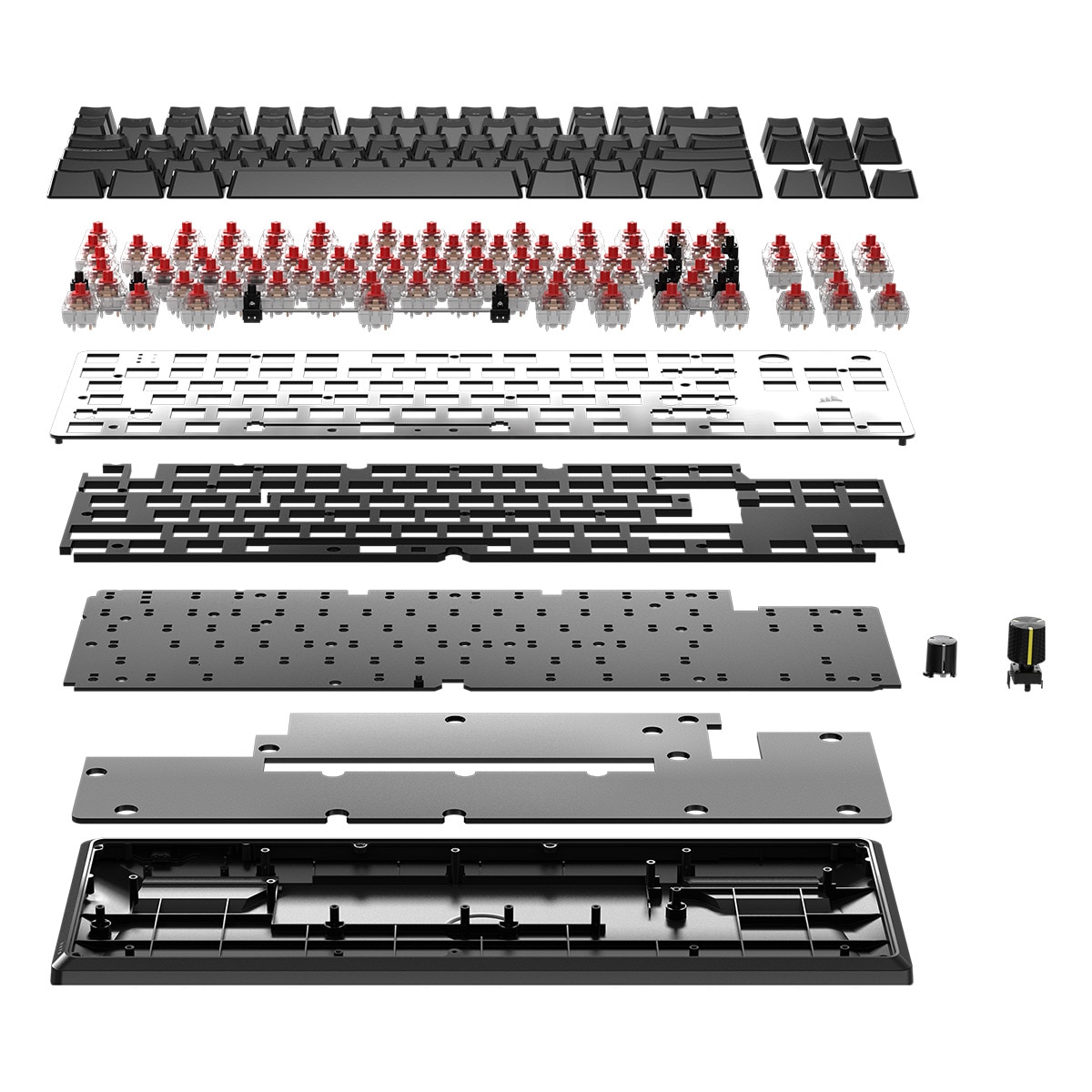 Teclado Gaming Corsair K70 CORE TKL RGB sin teclado numérico Negro-5