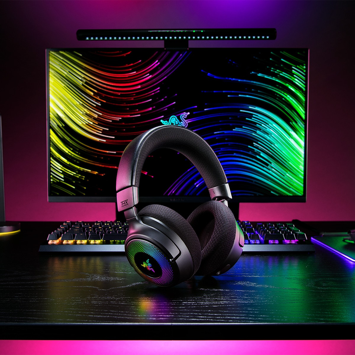 Auriculares Gaming con micrófono Razer Kraken V4 inalámbricos Negro-5
