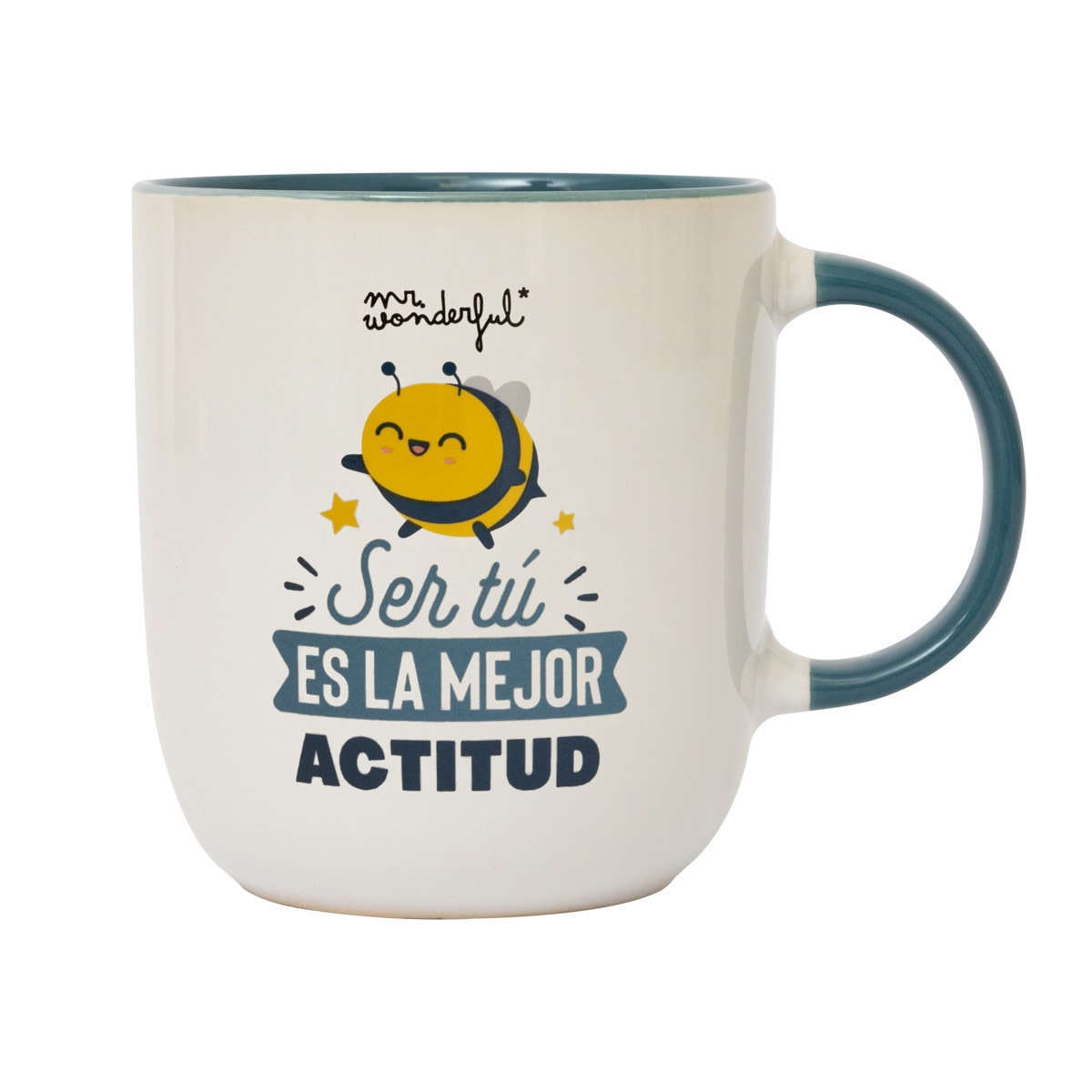 Taza Mr Wonderful: Ser tú es la mejor actitud 1