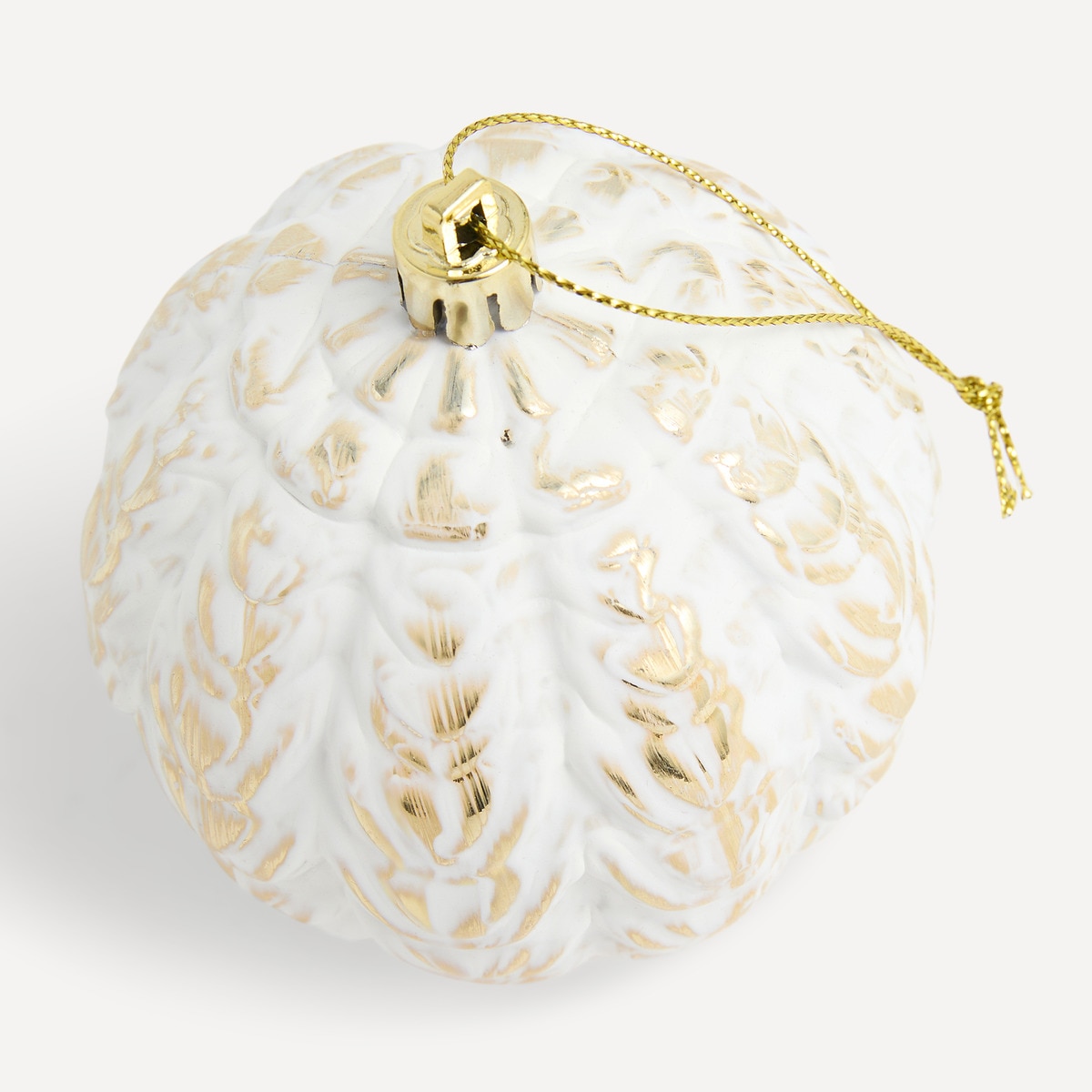 Set de 4 bolas Decapadas Navidad El Corte Inglés Blanco-2