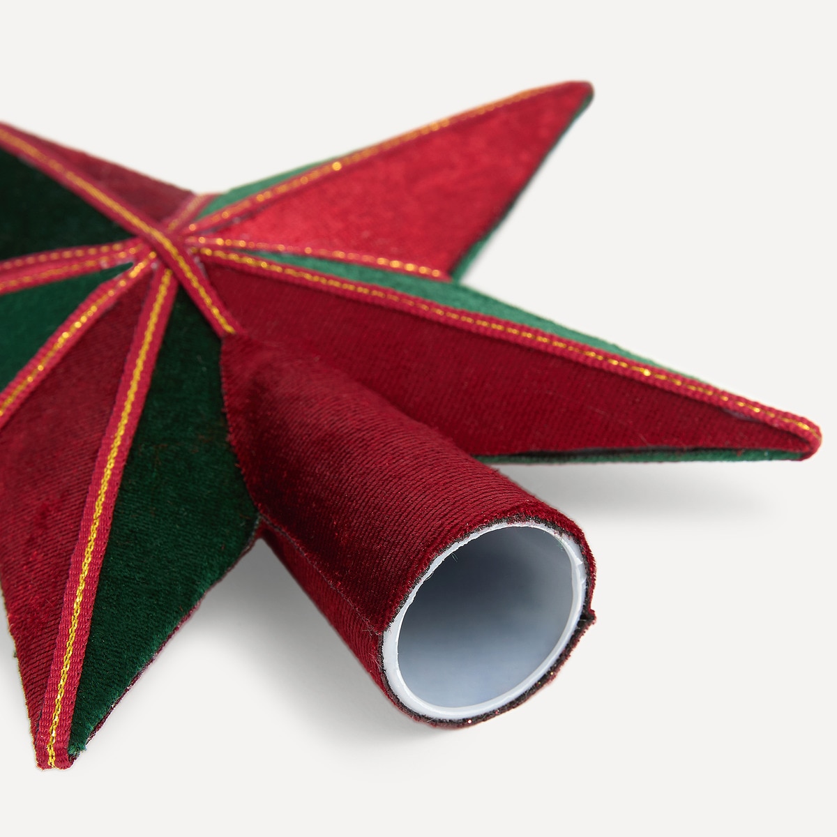 Tope para el árbol Estrella Velvet Navidad El Corte Inglés Multicolor-3