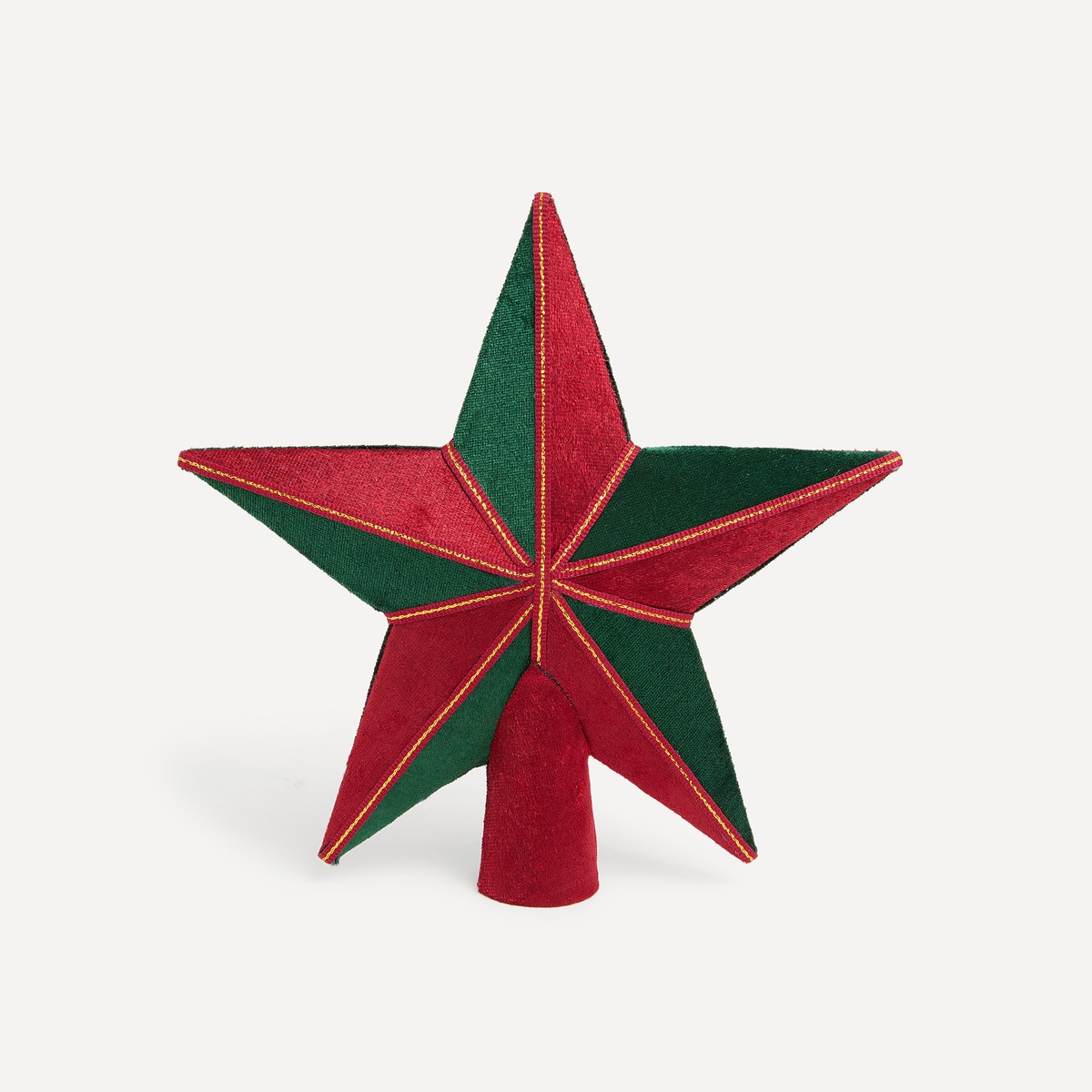 Tope para el árbol Estrella Velvet Navidad El Corte Inglés Multicolor-1