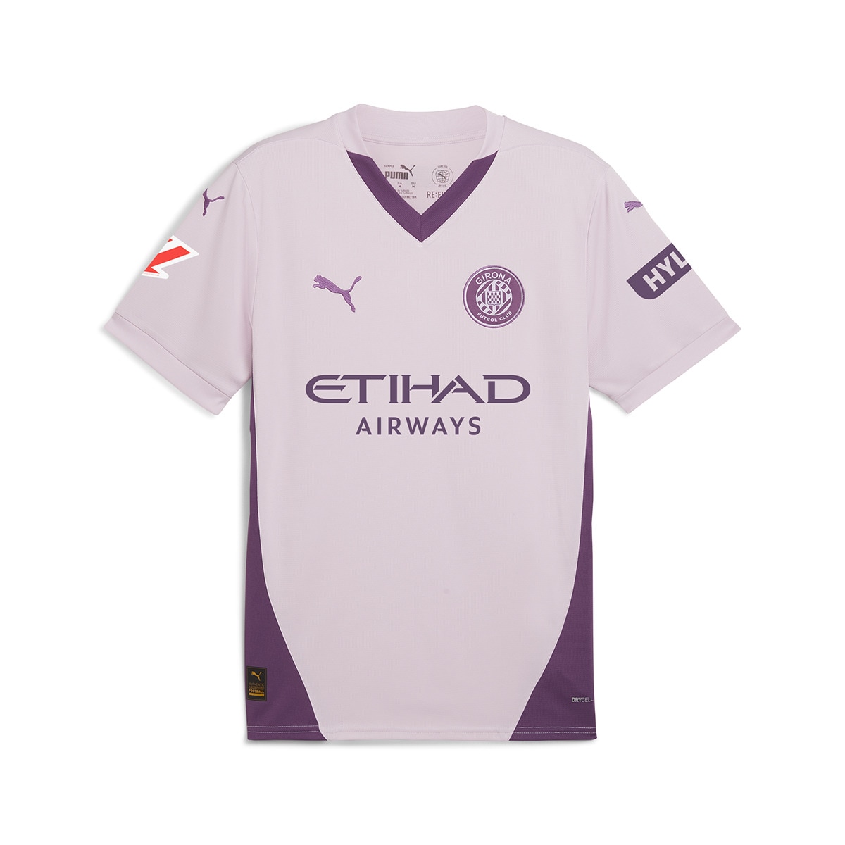 T-shirt de Homem 3.º Equipamento Girona FC 2024-2025 Rosa-1