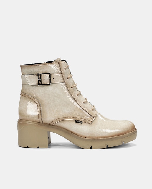 Imagen 0 de Botines de mujer en piel con cremallera