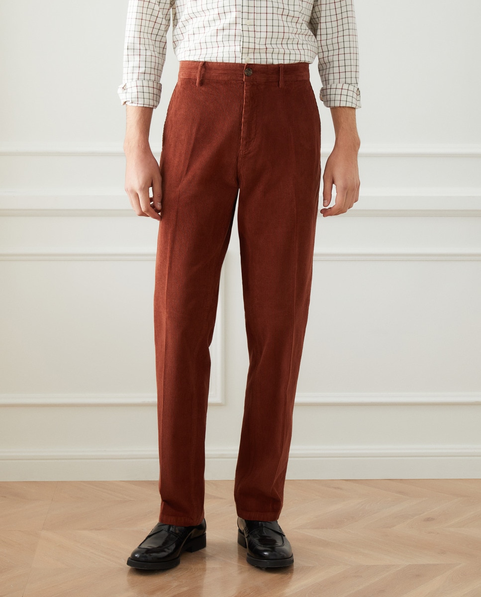 Pantalón de hombre pana Fit Regular · Emidio Tucci · El Corte Inglés