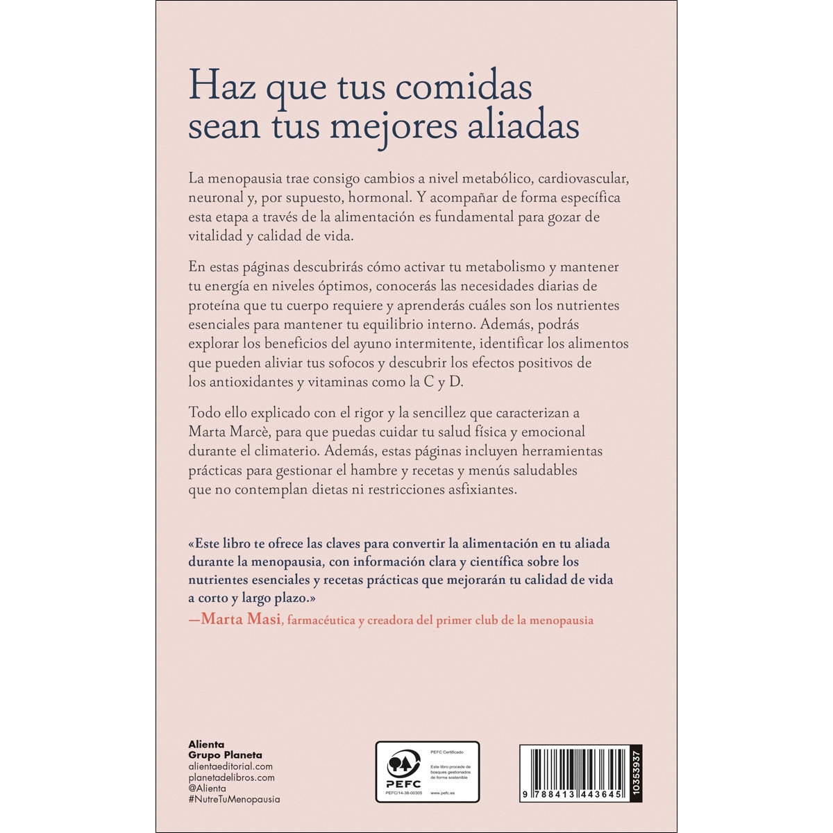 Nutre tu menopausia: Adapta tu alimentación a esta nueva etapa y olvídate de las dietas  (Tapa blanda con solapas) 3