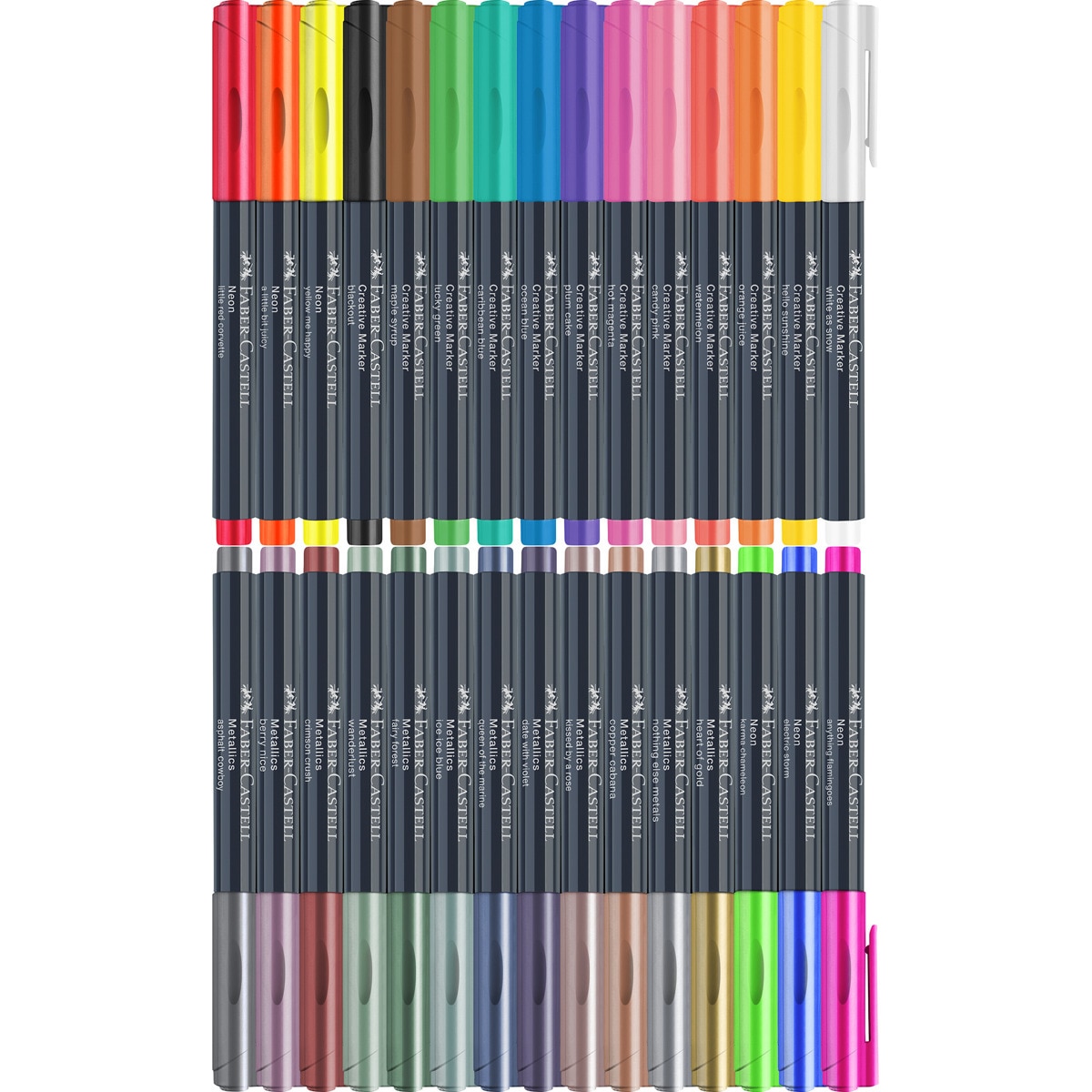 Pack con 30 rotuladores Creative Marker Faber-Castell Multicolor-2