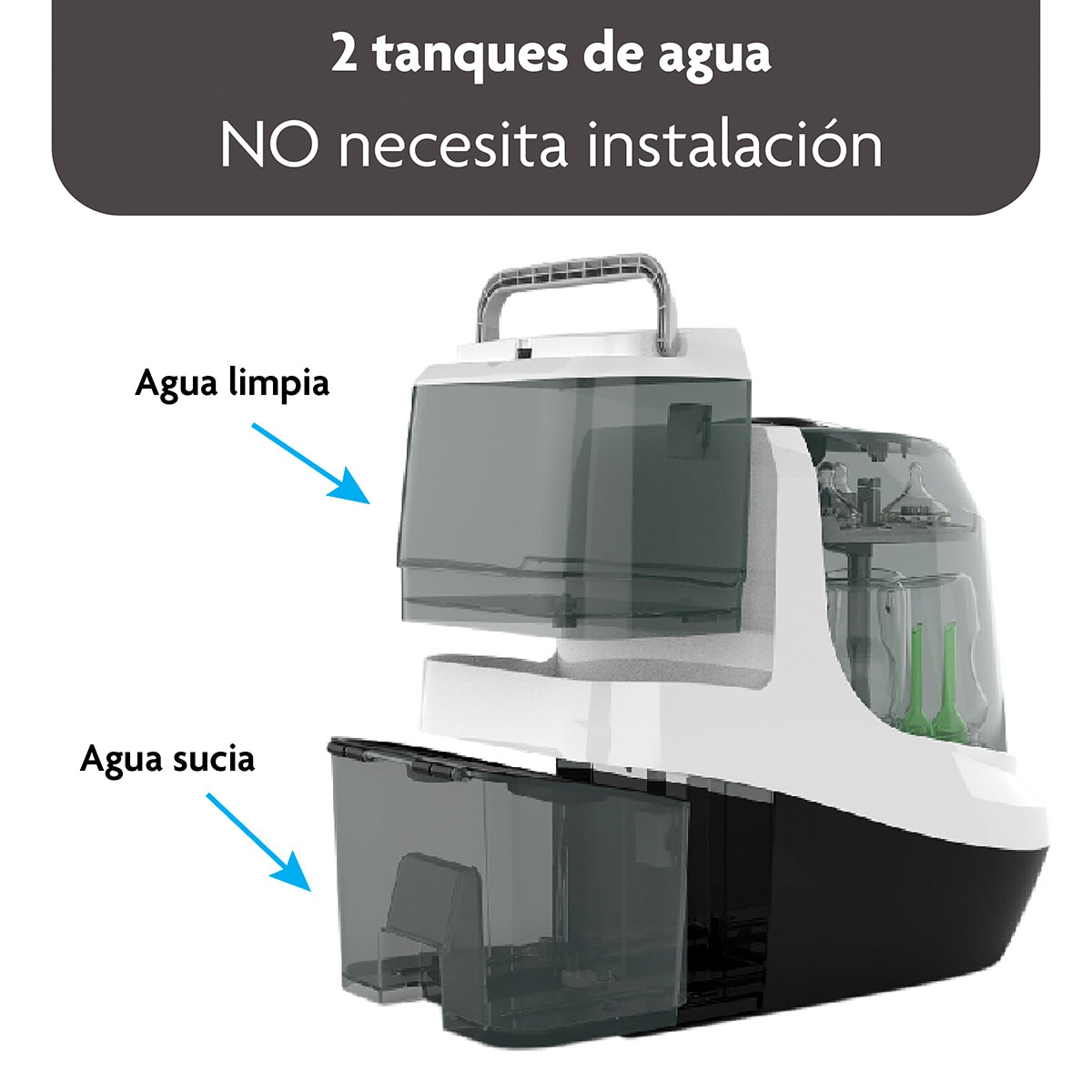Lava-loiça, Secador e Esterilizador para Biberões Bottle Washer Pro Branco-10