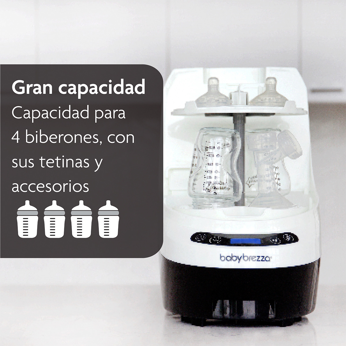 Lava-loiça, Secador e Esterilizador para Biberões Bottle Washer Pro Branco-7