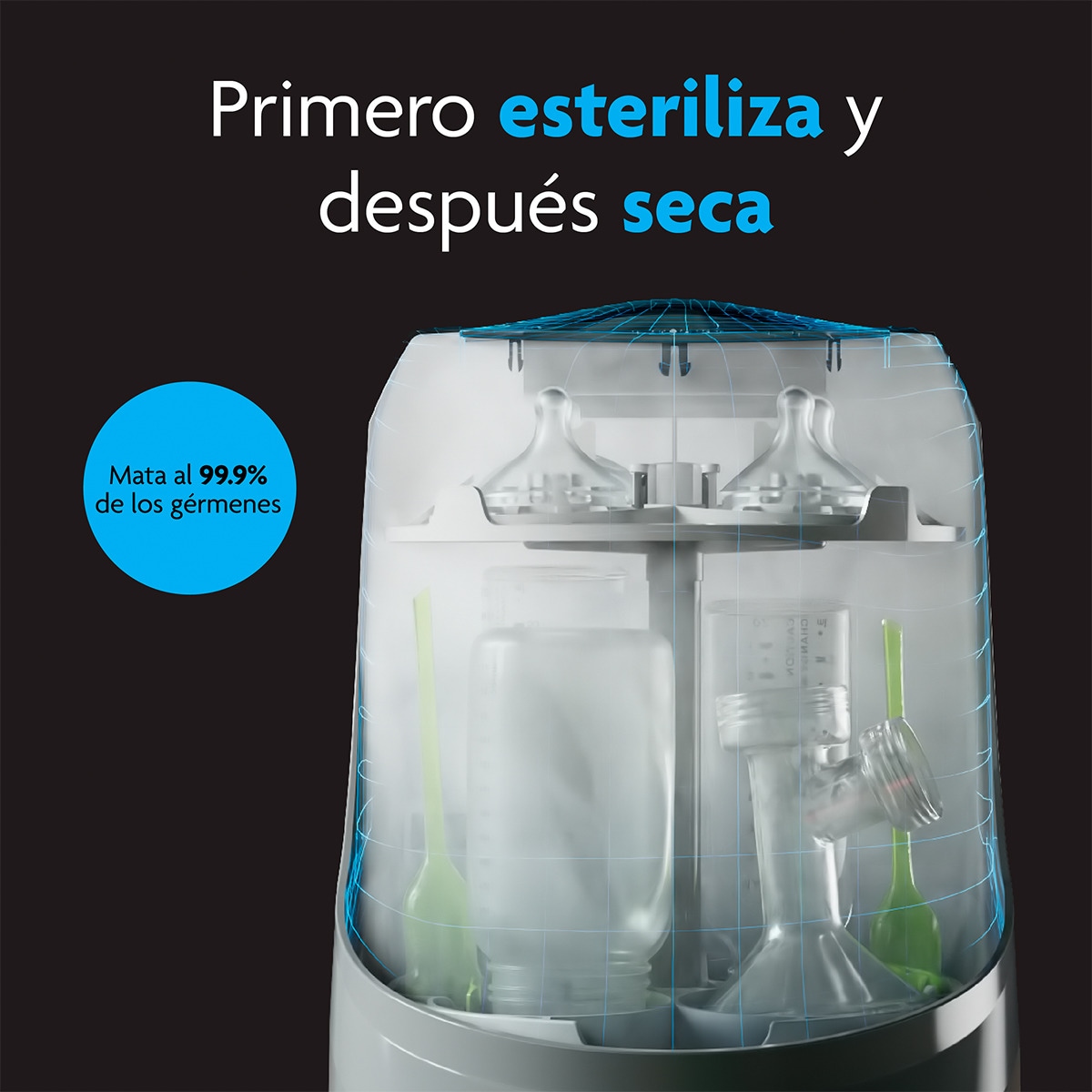 Lava-loiça, Secador e Esterilizador para Biberões Bottle Washer Pro Branco-5