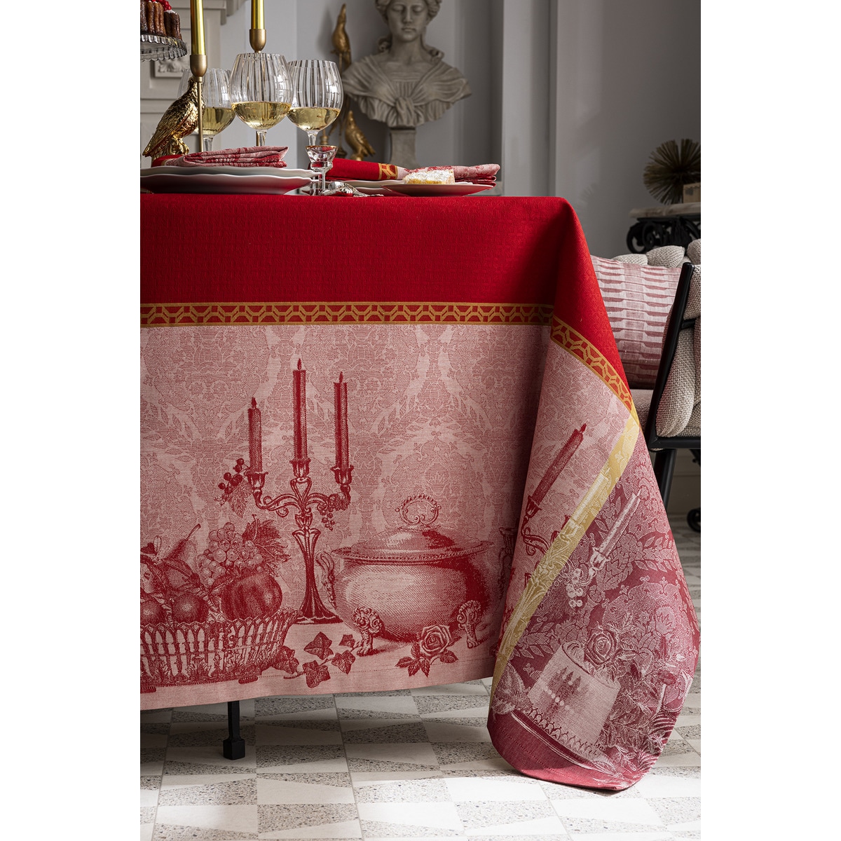 Mantel algodón Festin Le Jacquard Français Scala-3