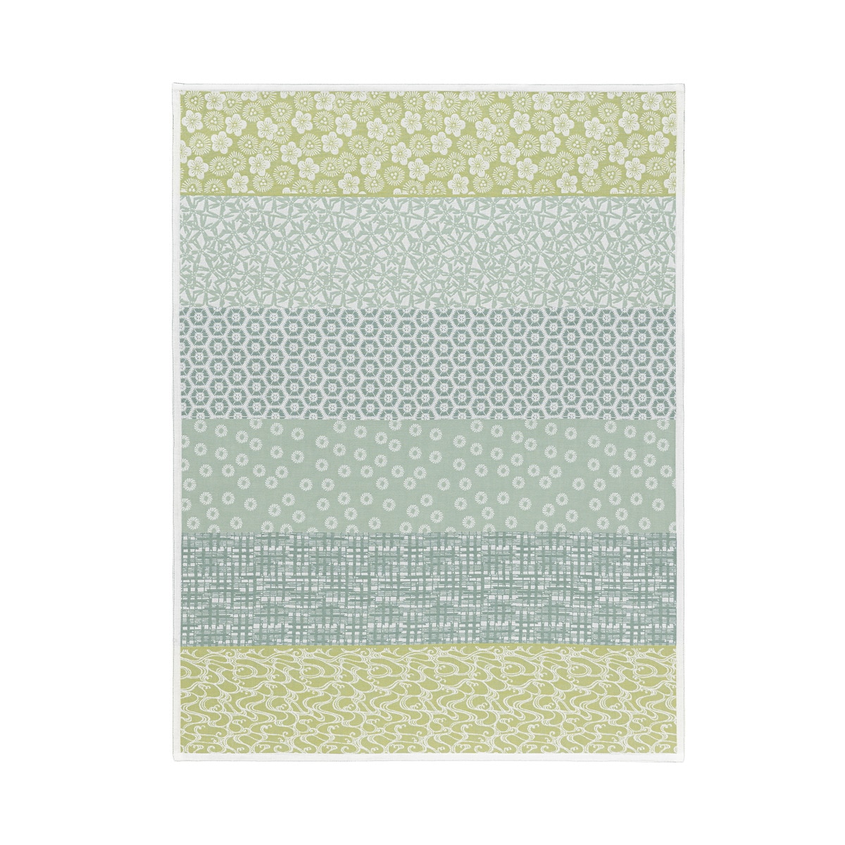 Pano de Cozinha em Algodão Wagara Céladon-1