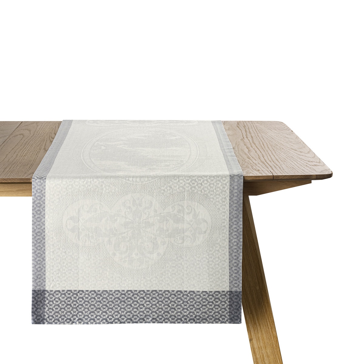 Caminho de Mesa de Linho Évasion Céleste Carrare-1