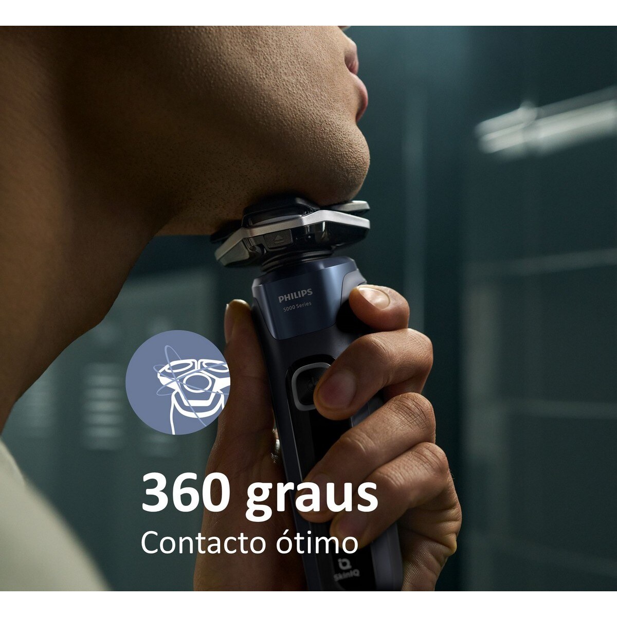 Máquina de Barbear Philips S5887/50 de Uso Seco ou Molhado, Base de limpeza - Autonomia 60 min 6