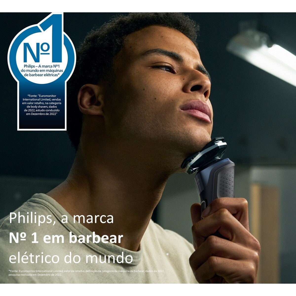 Máquina de Barbear Philips S5887/50 de Uso Seco ou Molhado, Base de limpeza - Autonomia 60 min 2