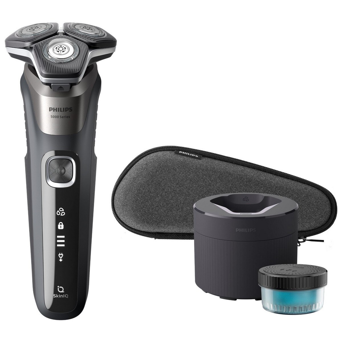 Máquina de Barbear Philips S5887/50 de Uso Seco ou Molhado, Base de limpeza - Autonomia 60 min 1