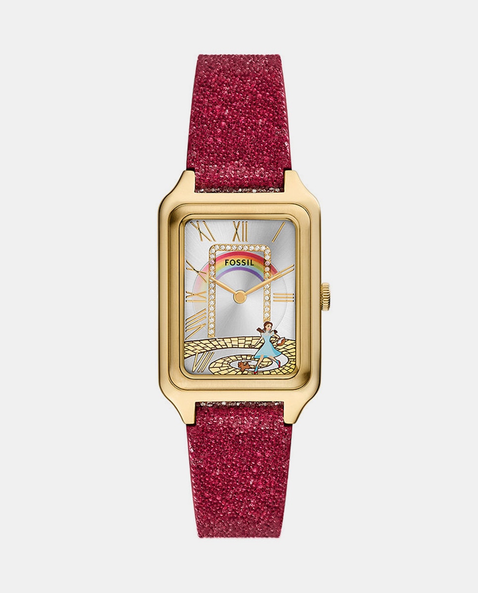Relógio LE1200 O Feiticeiro de Oz x Fossil Edição Limitada em Têxtil - Vermelho Vermelho-1