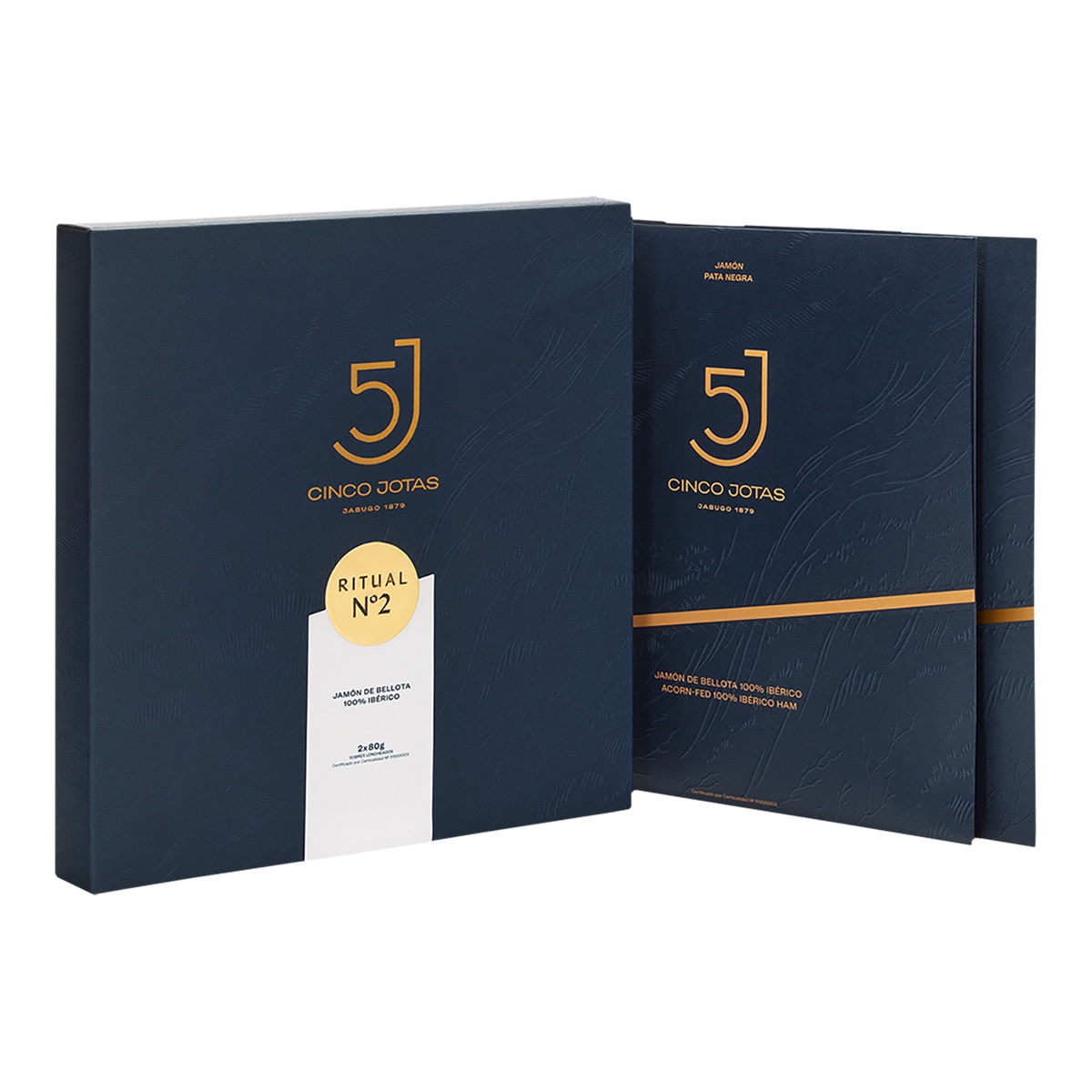 Jamón de bellota Ritual Nº 2 100% ibérico loncheado Cinco Jotas 1