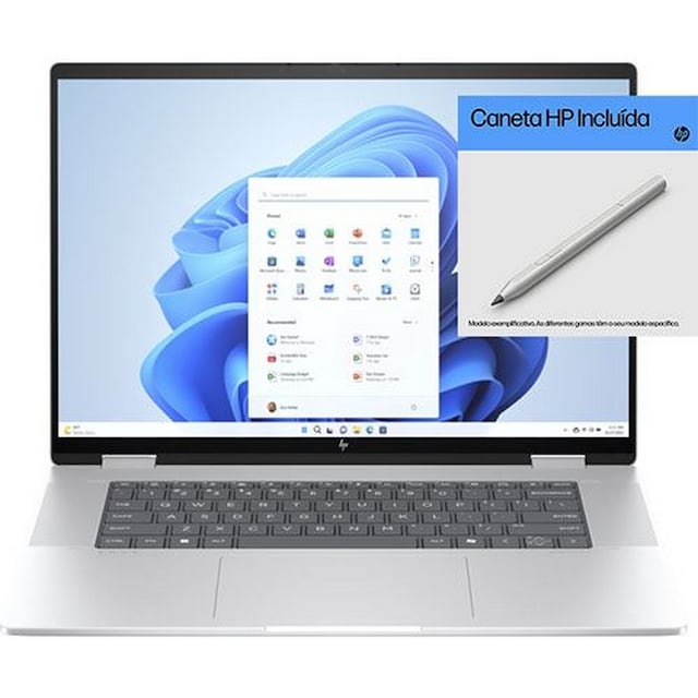 Imagem 0 de Computador Portátil HP Envy X360 16-ac0002np, 16'', Core Ultra 7 155U, RAM 16GB, 1TB SSD