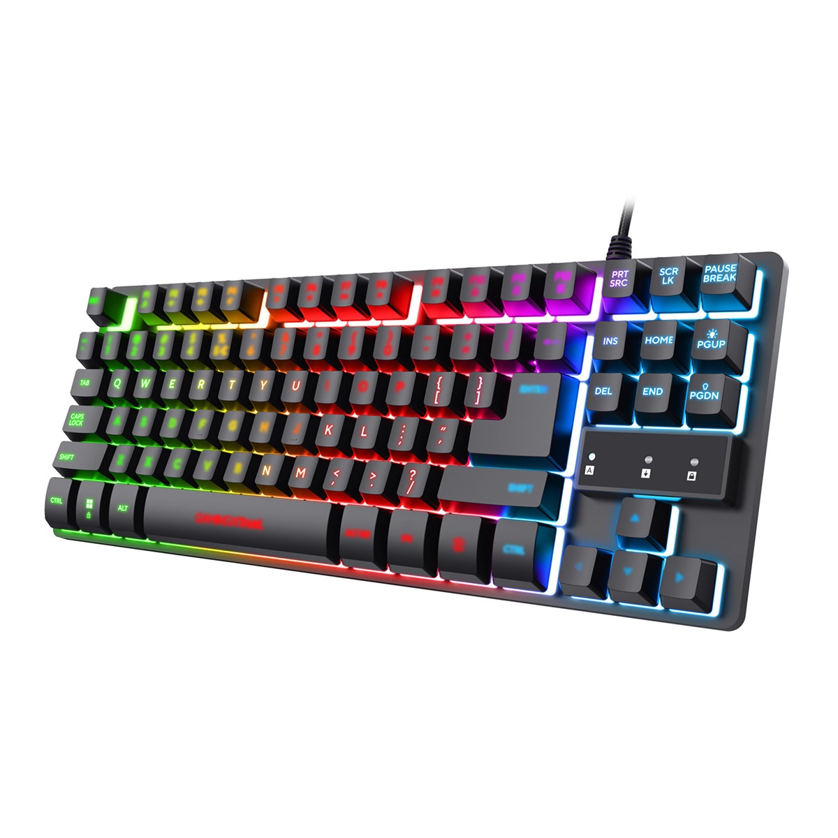 Pack Gaming Trust GXT798 teclado + ratón, negro Negro-4