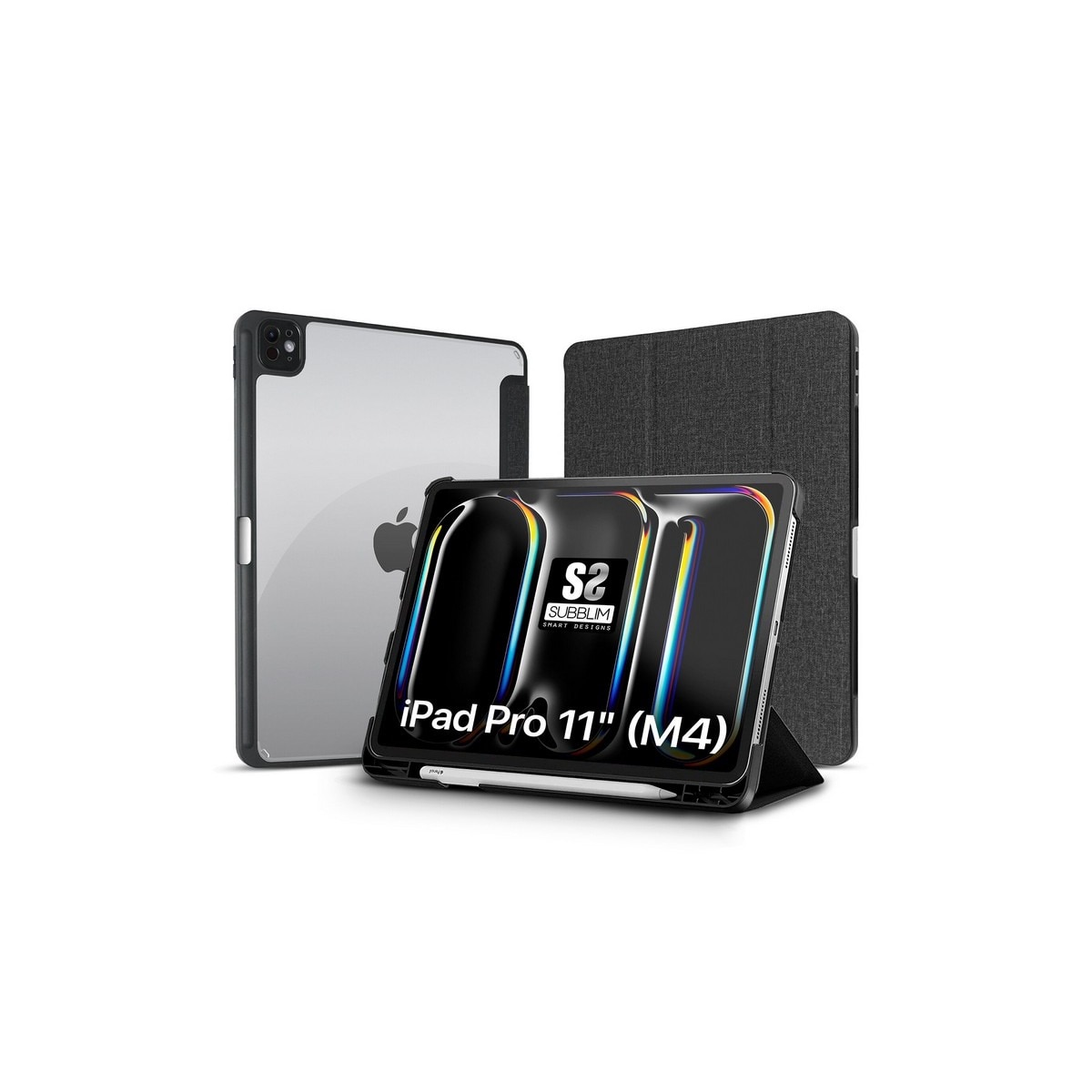 Imagem 0 de Capa Subblim Clear Shock iPad Pro 11 2024 - Preto