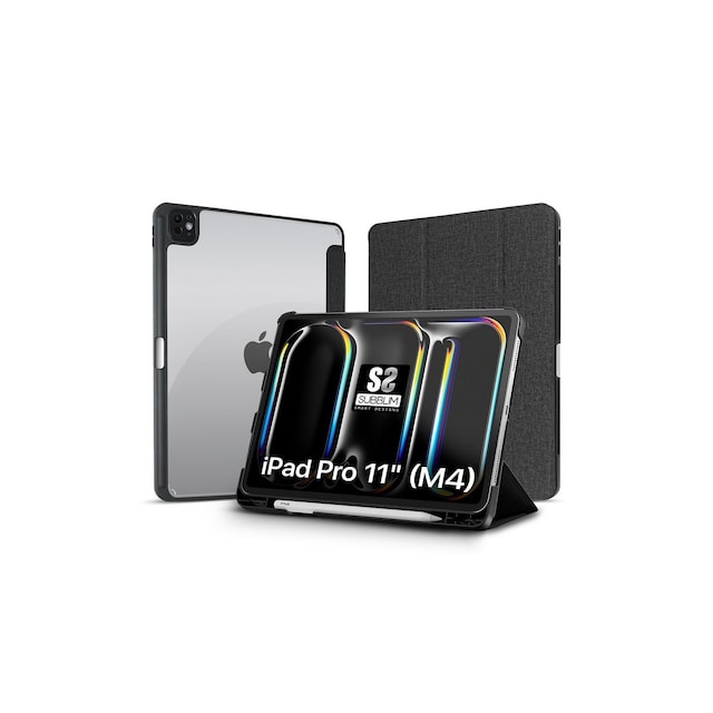 Imagem 0 de Capa Subblim Clear Shock iPad Pro 11 2024 - Preto