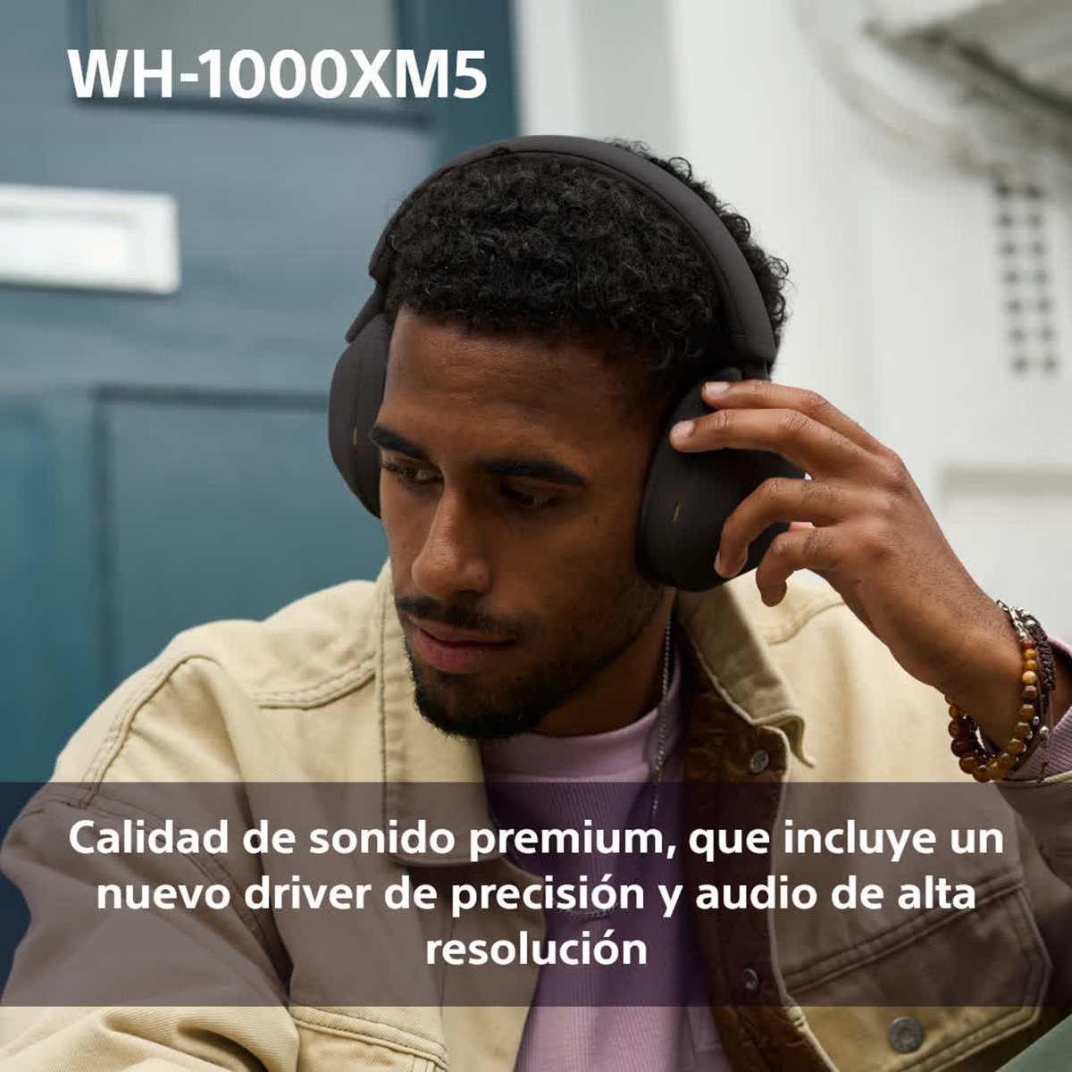Sony WH-1000XM5 Bluetooth Auriculares de diadema Cancelación de ruido, 30 horas de batería, micrófono, para iOS, Android y PC Azul Medianoche-5