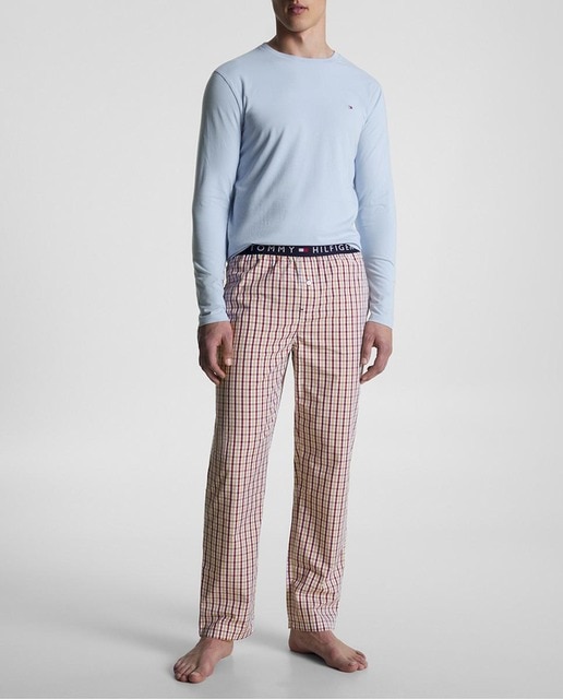 Imagen 0 de Pijama de hombre largo pantalón tela y camiseta
