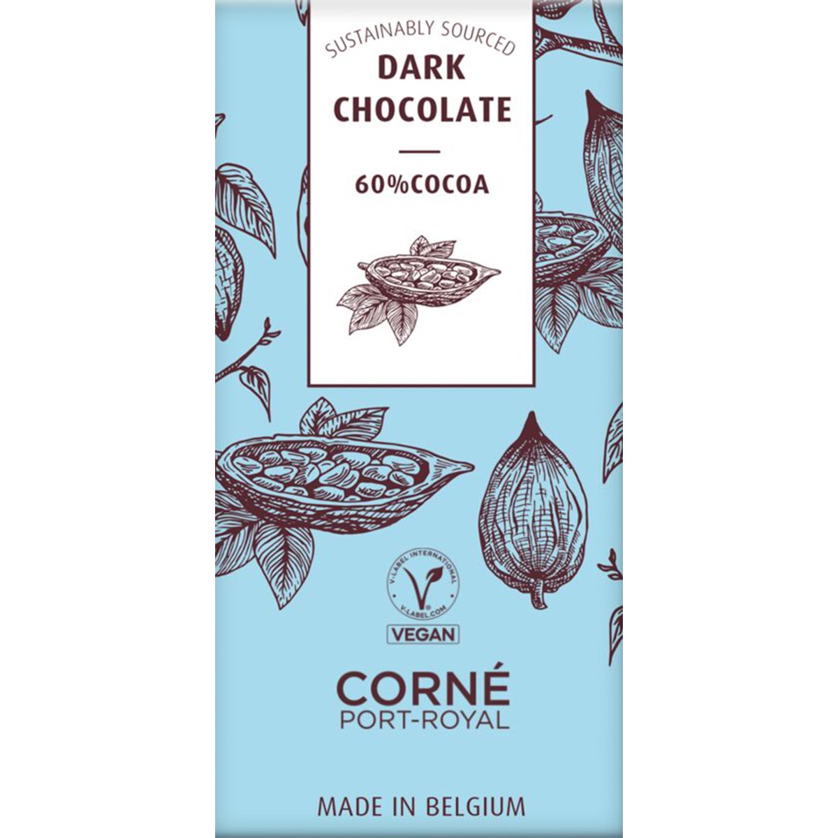 Chocolate Preto 60% Cacau tablete 70 g