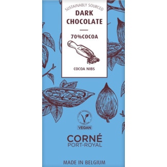 Chocolate Preto 70% Cacau tablete 70 g - Corné Port-royal