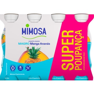 Iogurte Liquido Magro Manga e Ananás pack 151 ml - Mimosa
