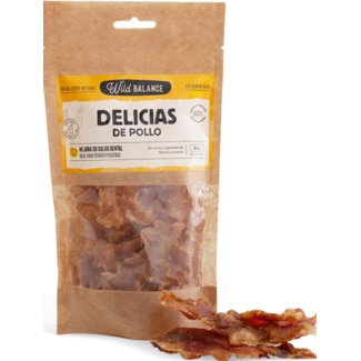 Snack Delicias de Galinha embalagem 85 g - Wild Balance
