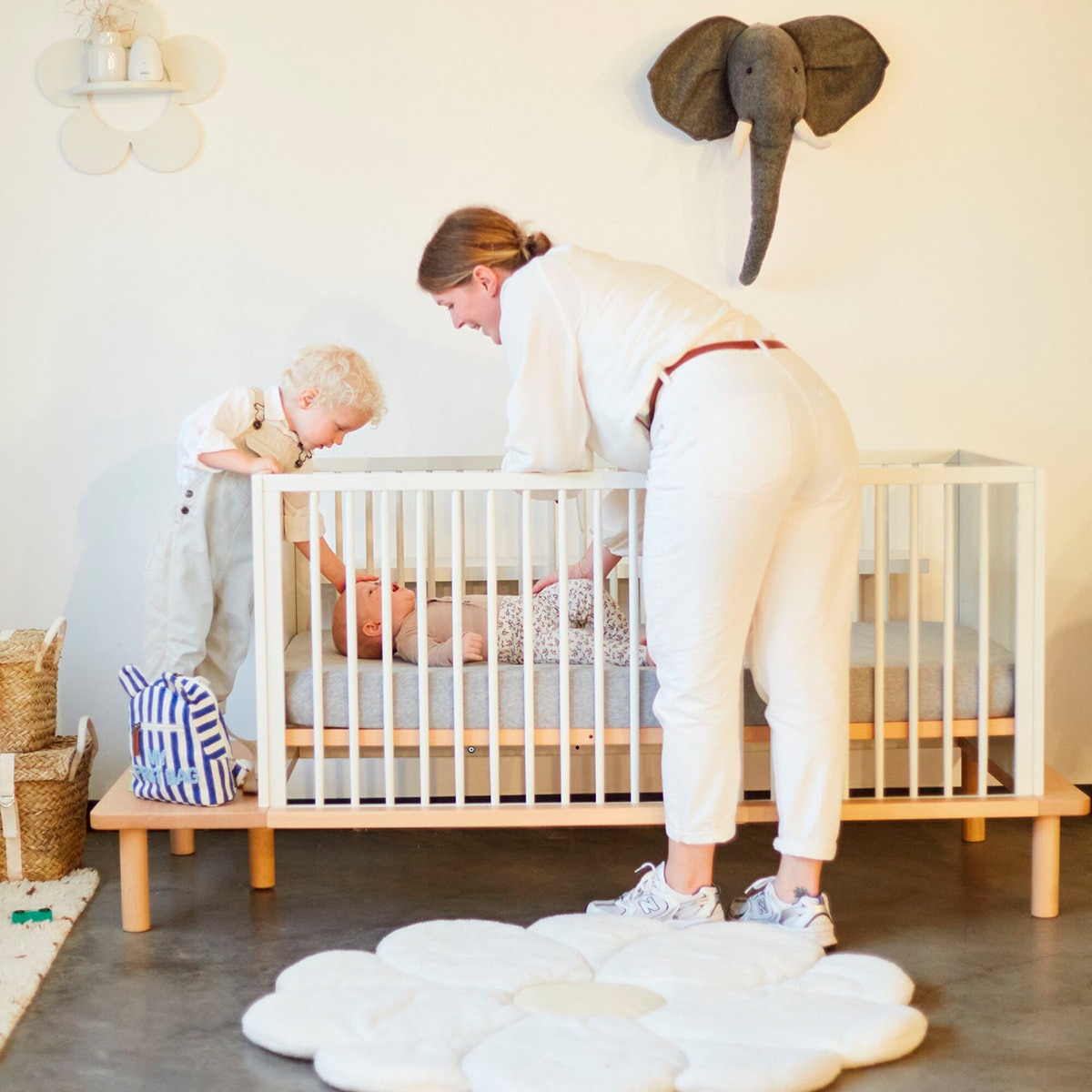 Cuna convertible en cama infantil en Childhome Evobed