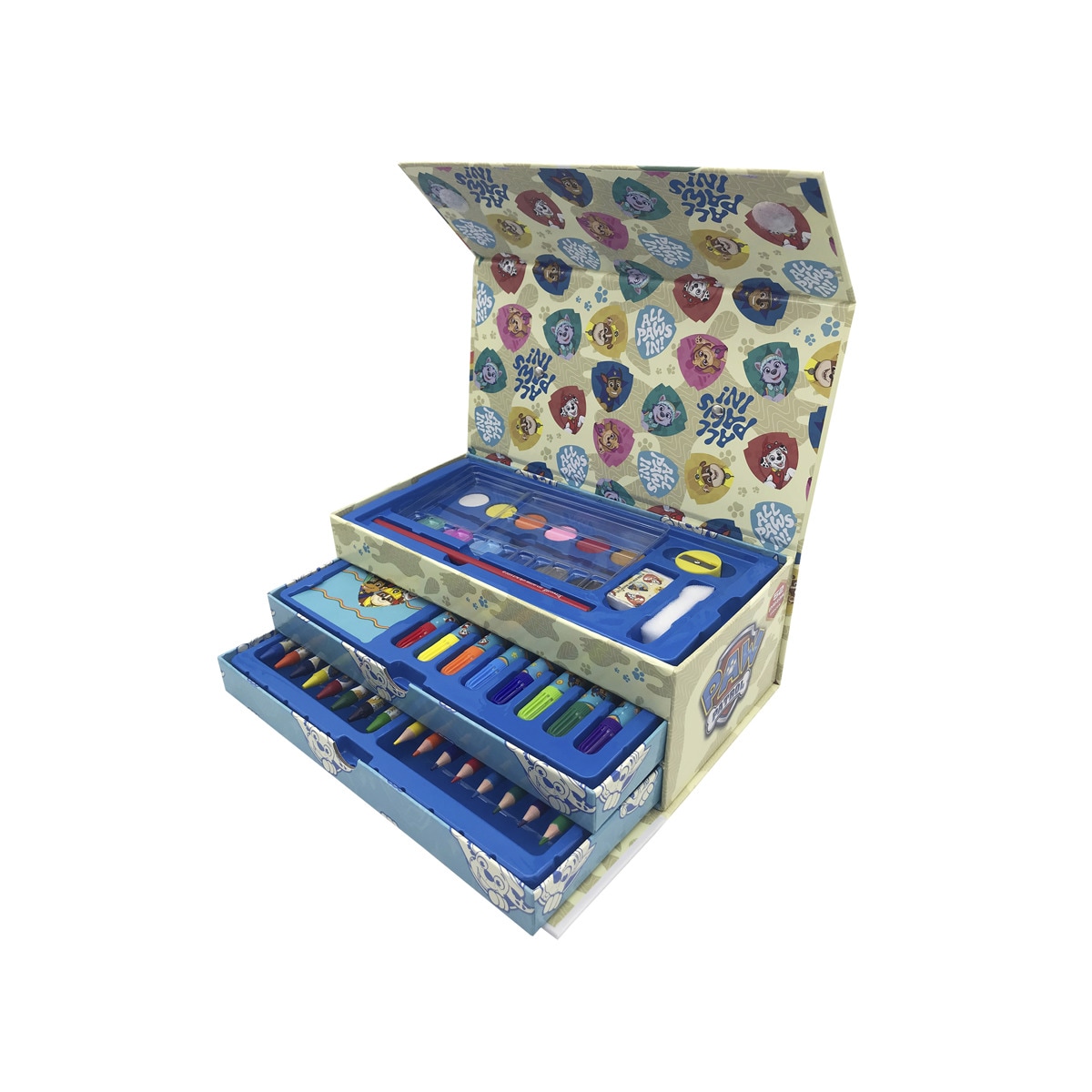 Mala de desenho da Patrulha Pata 52 peças CyP Brands azul multicor Azul / Multicolor-5