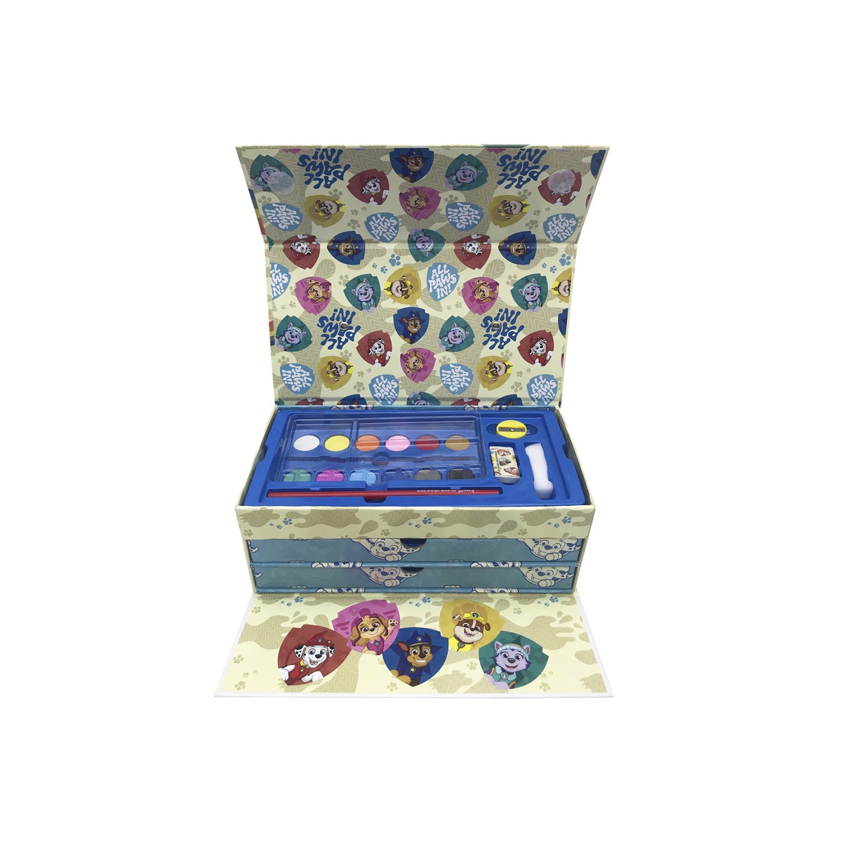 Mala de desenho da Patrulha Pata 52 peças CyP Brands azul multicor Azul / Multicolor-4