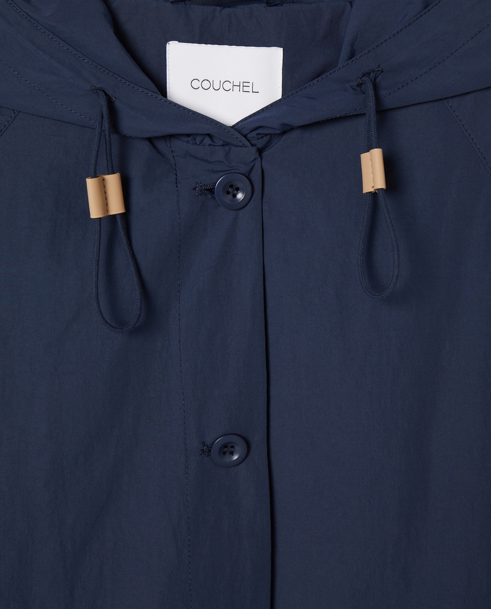 Parka Comprida com Capuz Azul-marinho-6