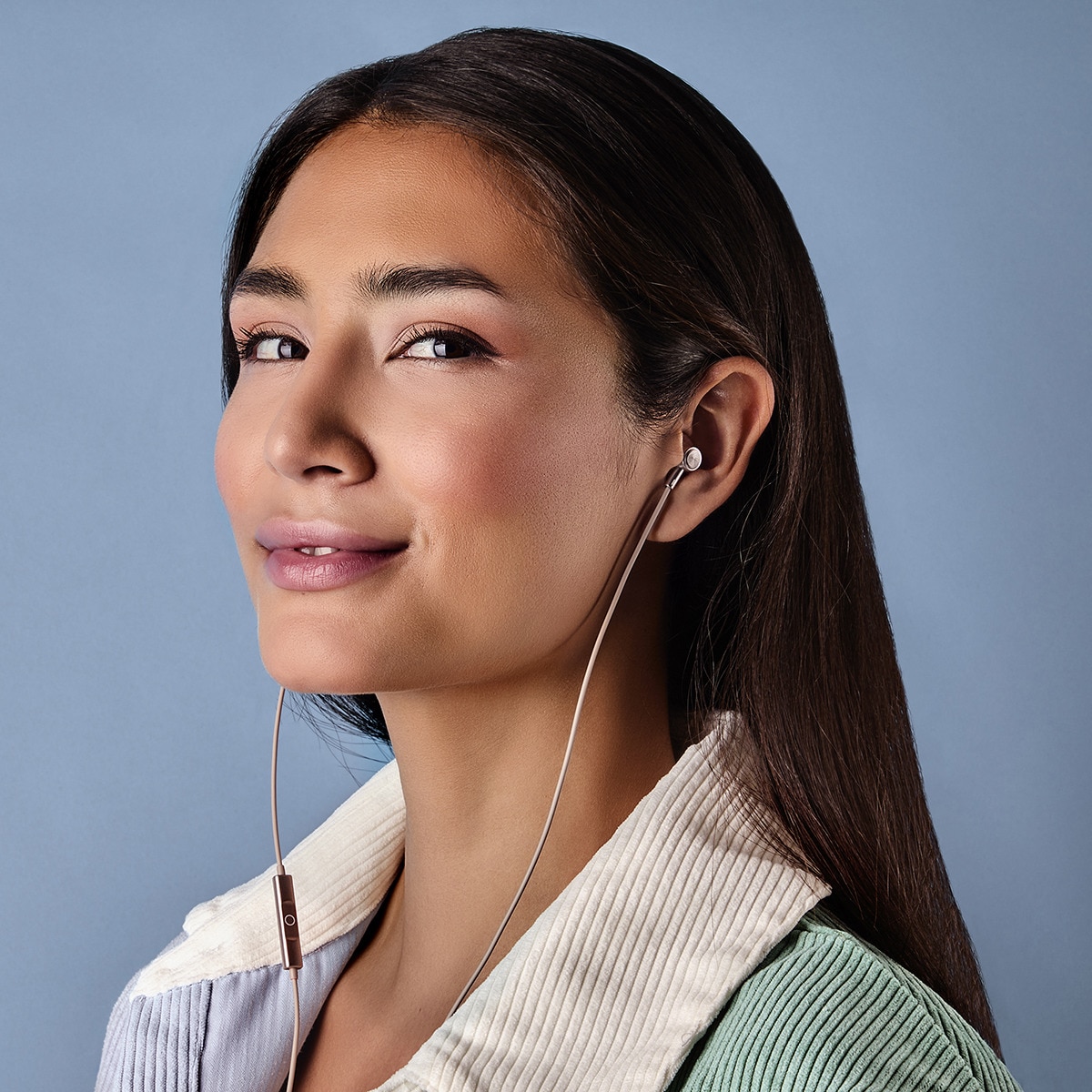 Auriculares de botón con cable Energy Sistem Easypods con micrófono incorporado, usb-c, rosa Rosa-8