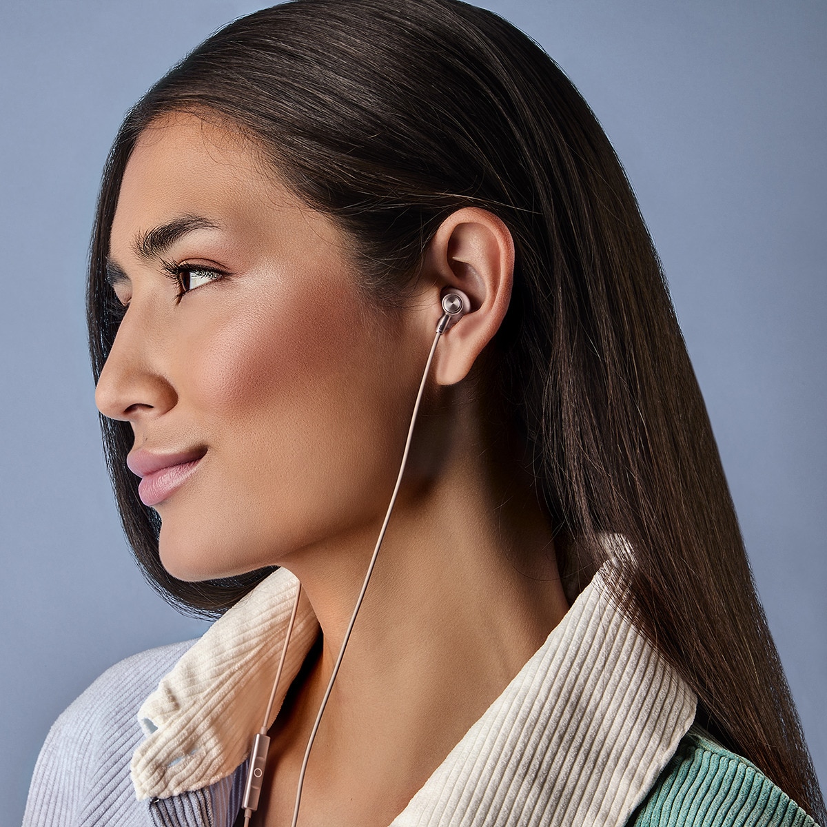 Auriculares de botón con cable Energy Sistem Easypods con micrófono incorporado, usb-c, rosa Rosa-7